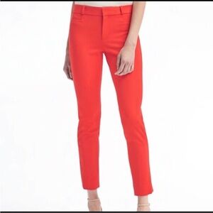Banana Republic Sloan Orange Ankle Pants size 2